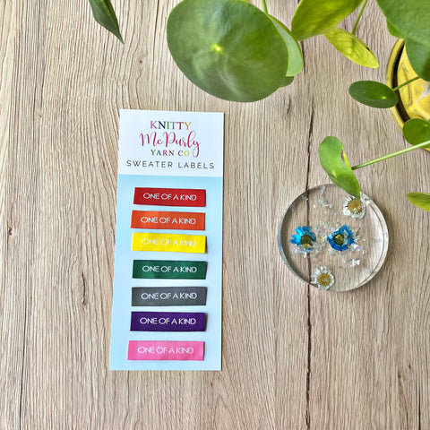 One of A Kind Sweater Labels