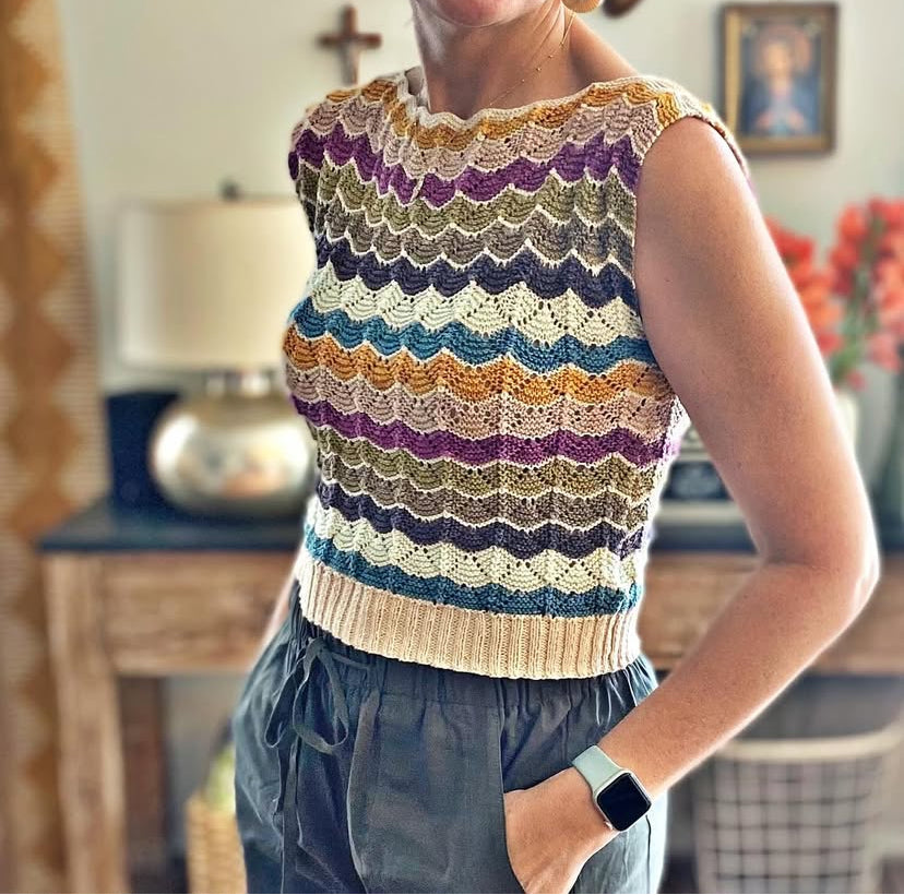 Summer Vibe Top Kit – Knitty McPurly, LLC