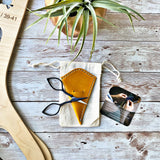 Jennifer Yun Leather Scissor Sleeve + Kelmscott Designs Devon Scissors